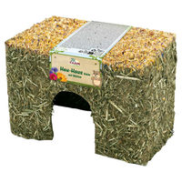 Produktbild von JR Farm Heu-Haus Blüte mit getrockneten Kräutern für Hamster und Mäuse 75 g 4 Stück