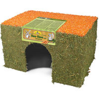 Produktbild von JR Farm Heu-Haus Karotte Knabberspielzeug für Kaninchen und Nager 2 Stück 600 g - 2 x 300 g
