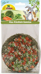 Produktbild von JR Farm Heu-Küchlein Gemüse für Kaninchen, Degus, Chinchillas und Meerschweinchen 5x75g