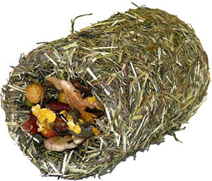 JR Farm Heu-Schlemmertunnel Obst-Mix Kleintiersnack für Kaninchen 125g - 6 x 125 g – Bild 1 von 3