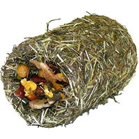 Produktbild von JR Farm Heu-Schlemmertunnel Obst-Mix Kleintiersnack für Kaninchen 125g - 6 x 125 g