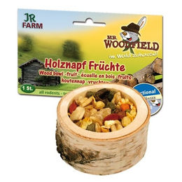 JR Farm Holznapf gefüllt mit Früchten für Nager 6 Stück – Bild 1 von 1