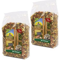 Produktbild von JR Farm Igel-Schmaus Igel Futter mit Haferflocken und Mehlwürmern 2x500 g - 2 x 500 g