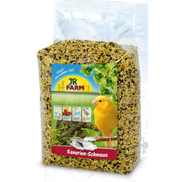 JR Farm Kanarien-Schmaus Vogelfutter für Kanarienvögel ohne tierisches Protein 1 kg - 4 x 1 kg – Bild 1 von 5