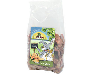 JR Farm Karotten-Chips Nagersnack für Kaninchen 125 g - 8 x 125 g – Bild 1 von 6