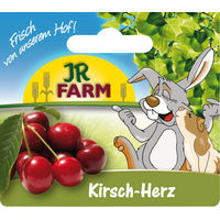 Produktbild von JR Farm Kirsch-Herz Kleintiersnack für Kaninchen mit getrockneten Kräutern 85g - 85 g