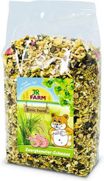 Produktbild von JR FARM Kleintierfutter Zwerghamster-Schmaus ohne tierisches Protein 6 Beutel à 600 g - 6 x 600 g