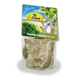 JR Farm Knabber-Holzrolle mit Petersilie Kleintiersnack für Kaninchen 100g - 100 g – Bild 1 von 4