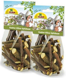 Produktbild von JR Farm Knabberholz Apfelbaum für Kaninchen 2x100g