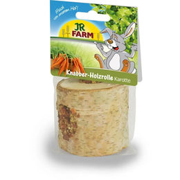 JR Farm Knabberstange Holzrolle Karotte Kleintiersnack für Kaninchen 150g - 150 g – Bild 1 von 4