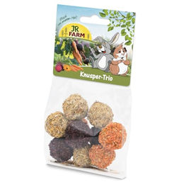 JR Farm Knusper-Trio Nager Kaninchen 75g - 6 x 75 g – Bild 1 von 5