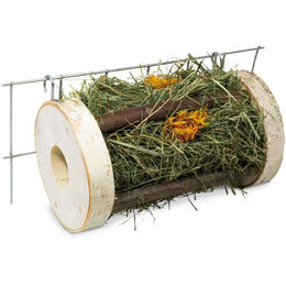 JR Farm Kräuter-Raufe aus Holz mit getrockneten Kräutern für Kaninchen 250 g - 400 g – Bild 1 von 4