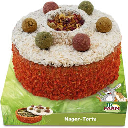 JR Farm Nager-Torte Kleintiersnack für Kaninchen 200 g - 200 g – Bild 1 von 8