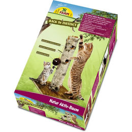 JR Farm Natur Aktiv-Baum Kratzbaum aus Holz für Katzen in Braun - 6,1 kg – Bild 1 von 4