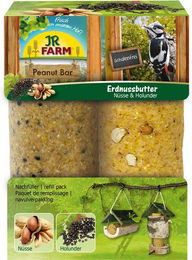 JR Farm Peanut Bar Wildvogel Snack Nüsse & Holunder 2er Pack 700g - 2 x 350 g – Bild 1 von 7