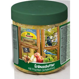JR Farm Peanut Pot Erdnussbutter mit Früchten Wildvogel Ergänzungsfutter 400 g - 400 g – Bild 1 von 5