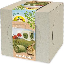 Produktbild von JR Farm PlasticFree Heu-Pendel Knabberspielzeug mit getrockneten Kräutern 230g - 230 g