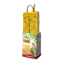 JR Farm Protein-Birdys Honey Mehlwürmer Vogelsnack für Ziervögel 150 g - 150 g – Bild 1 von 3