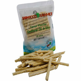 Produktbild von JR Farm Rawhide Dental Munchie Zahnpflege-Snack für Hunde mit Sonnenblumenöl und Reis 35 Stück