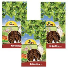 JR Farm Rote Kolbenhirse für Kanarienvögel ohne tierisches Protein 3x500g - 3 x 500 g – Bild 1 von 3