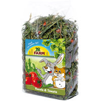 Produktbild von JR Farm Rucola & Tomate Getrocknete Kräuter Raufutter für Kaninchen 100g - 100 g