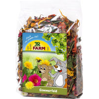 Produktbild von JR Farm Sommerfeld Kleintierfutter mit getrockneten Kräutern für Kaninchen 100 g - 6 x 100 g