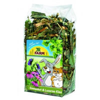 Produktbild von JR Farm Sonnenhut und Luzerne-Klee getrocknete Kräuter für Kleintiere 100 g - 6 x 100 g