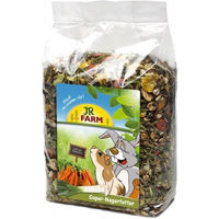 Produktbild von JR Farm Super-Nagerfutter Kleintierfutter für Kaninchen und Meerschweinchen vegan 2,5 kg - 4 x 2,5 kg