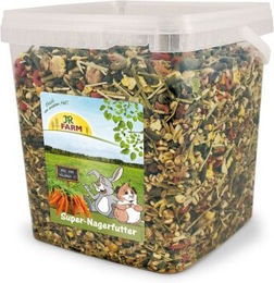 JR Farm Super-Nagerfutter Kleintierfutter für Meerschweinchen und Kaninchen vegan ohne tierisches Protein 2,5 kg Eimer - 2,5 kg – Bild 1 von 6
