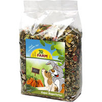 Produktbild von JR Farm Super-Nagerfutter Vegan für Kaninchen und Meerschweinchen 3 x 4 kg - 3 x 4 kg