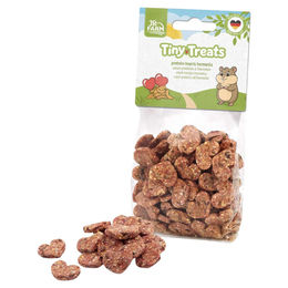 Produktbild von JR Farm Tiny Treats Protein-Hearts Hermetia 100 g für Ratten, Hamster und Mäuse