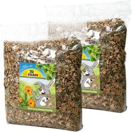 JR Farm Überstreu Sommerfeeling mit Heu und getrockneten Kräutern für Nager 2x10 l – Bild 1 von 2