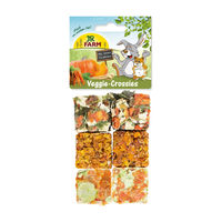Produktbild von JR Farm Veggie-Crossies Kräcker für Kaninchen 100 g - 6 x 100 g