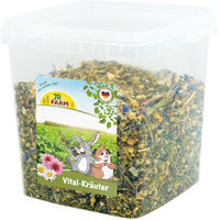 Produktbild von JR Farm Vital-Kräuter getrocknete Kräuter für Kaninchen 480 g im Eimer