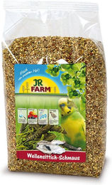 JR Farm Wellensittich-Schmaus Hauptfutter für Wellensittiche ohne tierisches Protein 1kg - 4 x 1 kg – Bild 1 von 3