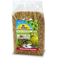 Produktbild von JR Farm Wellensittich-Schmaus Hauptfutter für Wellensittiche ohne tierisches Protein 1kg - 4 x 1 kg