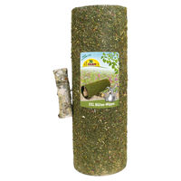 Produktbild von JR Farm XXL Blüten-Wippe Knabberspielzeug aus Holz mit getrockneten Kräutern für Kaninchen 1,7 kg