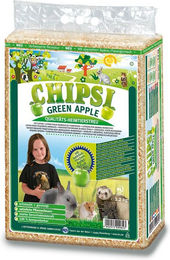 Produktbild von JRS Chipsi Holzspäne Green Apple 1 kg für Kaninchen und Frettchen - 6 x 1 kg