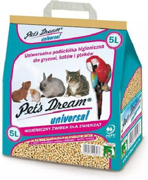 Produktbild von JRS Pet’s Dream Universal Holzeinstreu-Pellets für Katzen und Vögel 5 l - 5 l