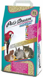 JRS Pets Dream Universal Holzpellet-Einstreu für Katzen und Vögel 7 l - 2 x 7 l – Bild 1 von 3