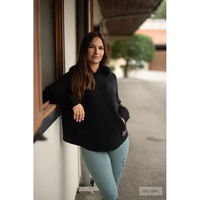 Produktbild von Ju & Pa Cape Pullover Damen Schwarz