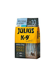 Julius-K9 Arbeitshund Adult Trockenfutter Wildschwein und Fisch Getreidefrei und Glutenfrei 10 kg - 10 kg – Bild 1 von 2