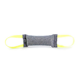 Produktbild von Julius-K9 Dummy Beisswurst aus Baumwolle und Nylon in Bunt mit zwei Handschlaufen 25 x 5,5 cm