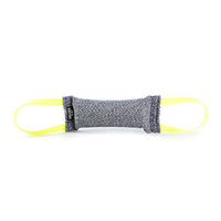 Produktbild von Julius-K9 Dummy Beisswurst aus Baumwolle und Nylon in Bunt mit zwei Handschlaufen 25 x 5,5 cm