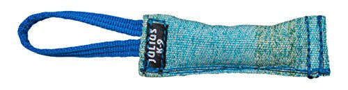 Julius-K9 Dummy Beisswurst aus Baumwolle und Nylon mit Handschlaufe Blau 15 x 2 cm – Bild 1 von 2