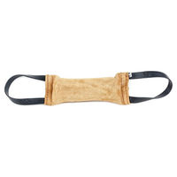 Produktbild von Julius-K9 Dummy Wurfspielzeug aus Leder in Beige 25 x 5,5 cm