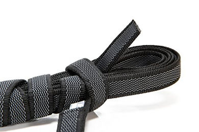 Julius-K9 Führleine gummiert waterproof Schwarz-Grau 3 m - 3 m – Bild 1 von 3