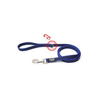 Produktbild von Julius-K9 Führleine Super Grip wasserabweisend Blau-Grau 20 mm x 1,8 m - 1,8 m