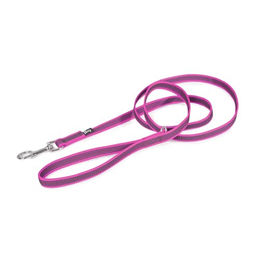 Julius-K9 Führleine Super Grip wasserabweisend Gummi Rosa-Grau 1,8 m x 20 mm - 1,8 m – Bild 1 von 6