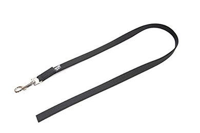 Julius-K9 Gummiierte Schleppleine Schwarz-Grau 1 m - 1 m – Bild 1 von 7